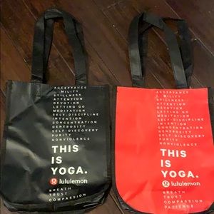 Reusable Lululemon Bag Set